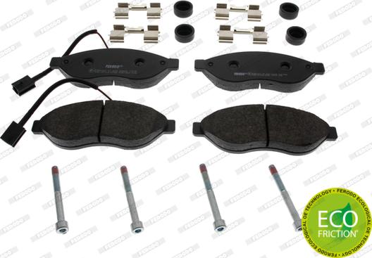 Ferodo FVR1923 - Brake Pad Set, disc brake autospares.lv