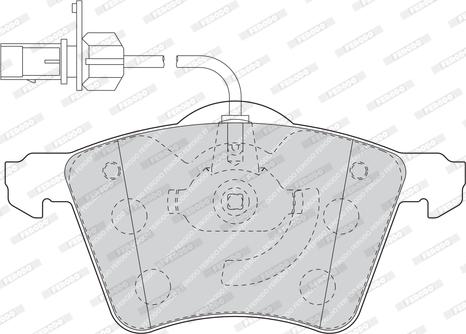 Ferodo FVR1484 - Brake Pad Set, disc brake autospares.lv