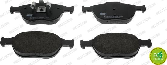 Ferodo FVR1568 - Brake Pad Set, disc brake autospares.lv