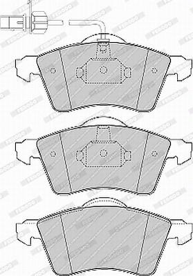 Ferodo FVR1518 - Brake Pad Set, disc brake autospares.lv