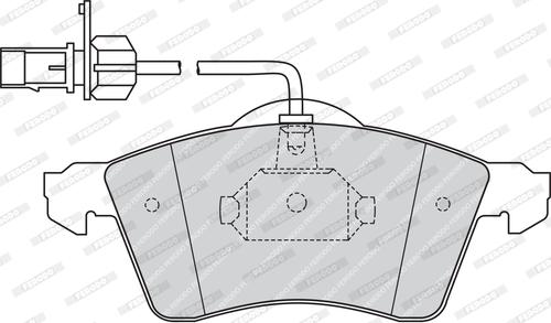 Ferodo FVR1518 - Brake Pad Set, disc brake autospares.lv