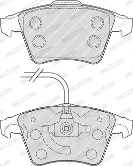 Ferodo FVR1642 - Brake Pad Set, disc brake autospares.lv