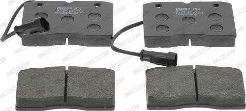 Ferodo FVR1353 - Brake Pad Set, disc brake autospares.lv