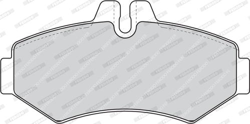 Ferodo FVR1306 - Brake Pad Set, disc brake autospares.lv