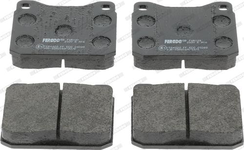 Ferodo FVR129 - Brake Pad Set, disc brake autospares.lv