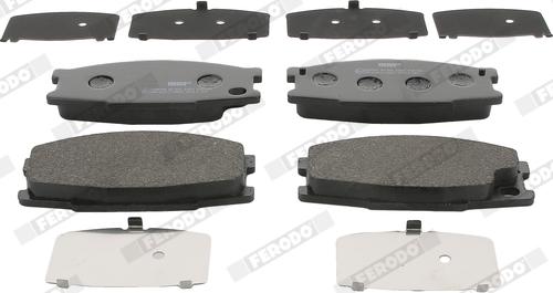 Ferodo FVR1701 - Brake Pad Set, disc brake autospares.lv