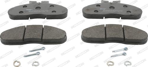 Ferodo FVR791 - Brake Pad Set, disc brake autospares.lv