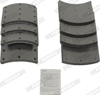 Ferodo K19393.0-F3658 - Brake Lining Kit, drum brake autospares.lv