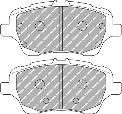 Ferodo Racing FCP4612H - Brake Pad Set, disc brake autospares.lv