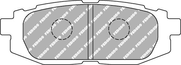 Ferodo Racing FCP4187H - Brake Pad Set, disc brake autospares.lv