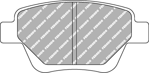 Ferodo Racing FCP4316H - Brake Pad Set, disc brake autospares.lv