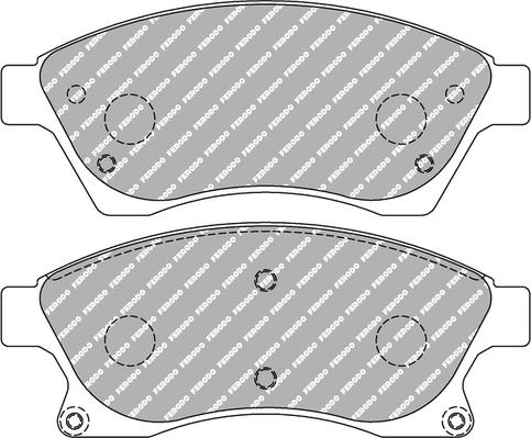 Ferodo Racing FCP4262W - Brake Pad Set, disc brake autospares.lv