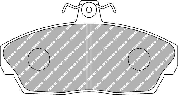 Ferodo Racing FCP613H - Brake Pad Set, disc brake autospares.lv