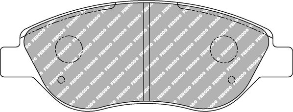 Ferodo Racing FCP1468H - Brake Pad Set, disc brake autospares.lv