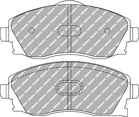 Ferodo Racing FCP1424H - Brake Pad Set, disc brake autospares.lv