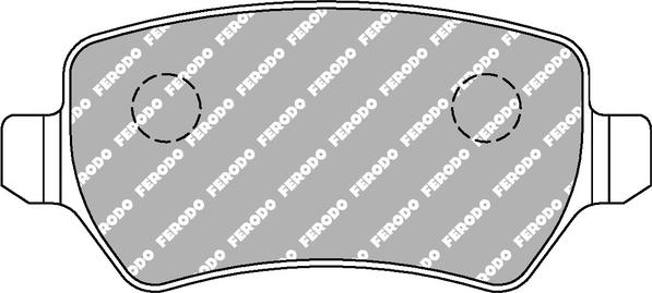 Ferodo Racing FCP1521H - Brake Pad Set, disc brake autospares.lv