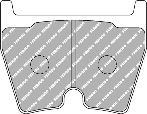 Ferodo Racing FCP1664H - Brake Pad Set, disc brake autospares.lv