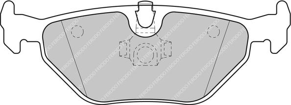 Ferodo Racing FCP1301R - Brake Pad Set, disc brake autospares.lv