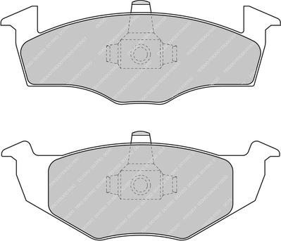 Ferodo Racing FCP1288H - Brake Pad Set, disc brake autospares.lv