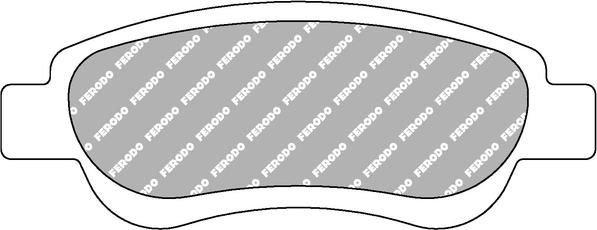 Ferodo Racing FCP1790H - Brake Pad Set, disc brake autospares.lv