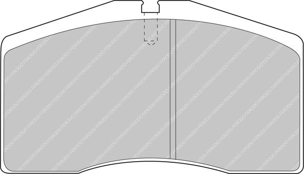 Ferodo Racing FCP891H - Brake Pad Set, disc brake autospares.lv