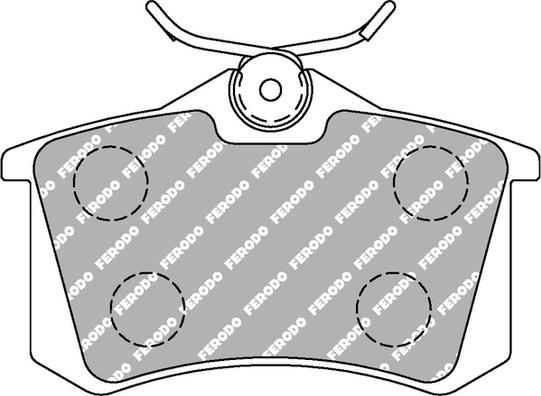 Ferodo Racing FDS1083 - Brake Pad Set, disc brake autospares.lv