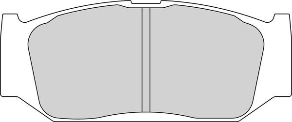 Ferodo Racing FRP3118W - Brake Pad Set, disc brake autospares.lv