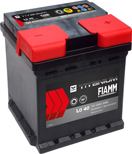 Fiamm L0 40 - Starter Battery autospares.lv