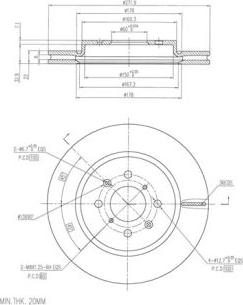 FI.BA FBD278 - Brake Disc autospares.lv