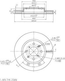 FI.BA FBD277 - Brake Disc autospares.lv