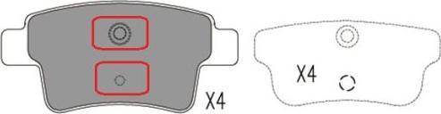 FI.BA FBP4175 - Brake Pad Set, disc brake autospares.lv