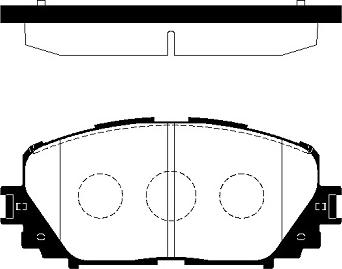 FI.BA FBP4344 - Brake Pad Set, disc brake autospares.lv