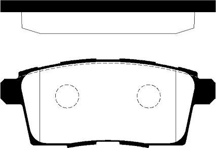 FI.BA FBP4343 - Brake Pad Set, disc brake autospares.lv