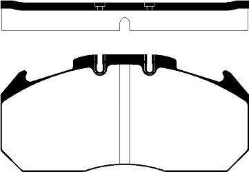 FI.BA FBP4381 - Brake Pad Set, disc brake autospares.lv