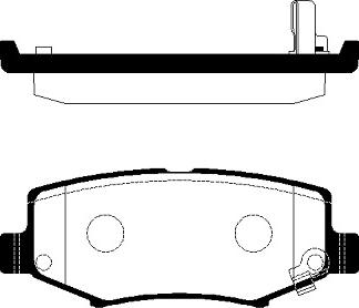 Jurid 573323J-D - Brake Pad Set, disc brake autospares.lv