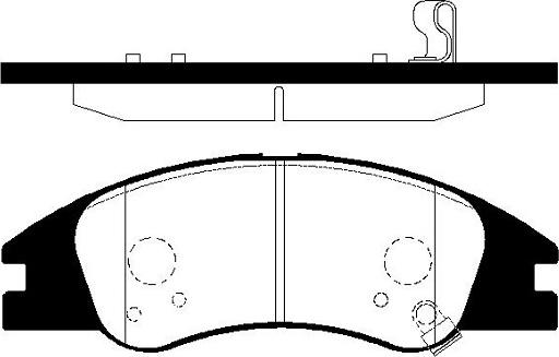 FI.BA FBP4320 - Brake Pad Set, disc brake autospares.lv