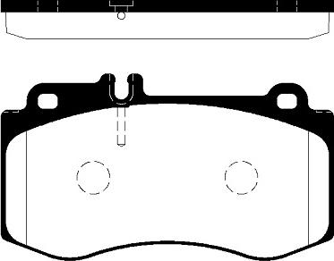 FI.BA FBP4379 - Brake Pad Set, disc brake autospares.lv