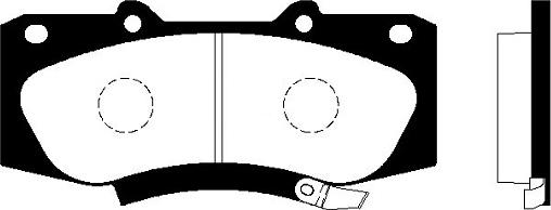 FI.BA FBP4377 - Brake Pad Set, disc brake autospares.lv