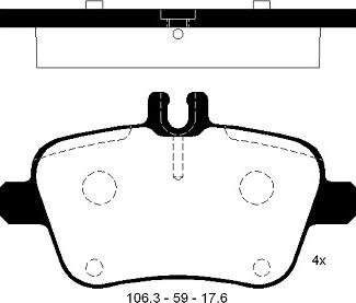 FI.BA FBP4268 - Brake Pad Set, disc brake autospares.lv