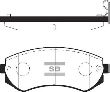 FI.BA FBP4207 - Brake Pad Set, disc brake autospares.lv