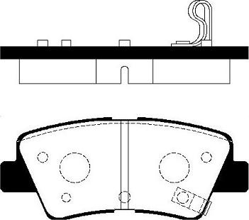 FI.BA FBP4282 - Brake Pad Set, disc brake autospares.lv