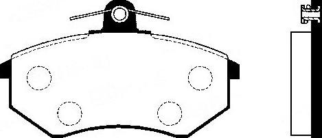 FI.BA FBP4274 - Brake Pad Set, disc brake autospares.lv