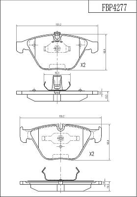 Textar 23312 - Brake Pad Set, disc brake autospares.lv