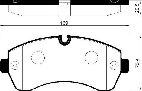 Girling 6116969 - Brake Pad Set, disc brake autospares.lv