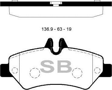 FI.BA FBP1562 - Brake Pad Set, disc brake autospares.lv