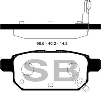 FI.BA FBP1634 - Brake Pad Set, disc brake autospares.lv