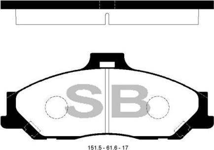 FI.BA FBP1628 - Brake Pad Set, disc brake autospares.lv