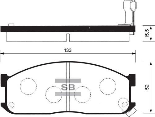 BOSCH 0 986 AB1 214 - Brake Pad Set, disc brake autospares.lv