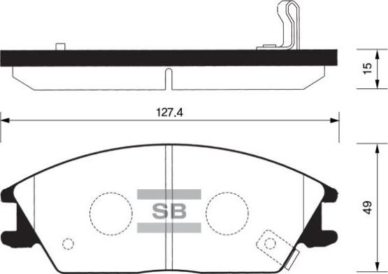 FI.BA FBP1047 - Brake Pad Set, disc brake autospares.lv