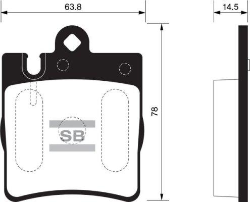 FI.BA FBP1089A - Brake Pad Set, disc brake autospares.lv